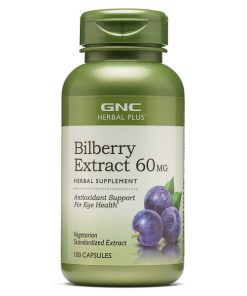 عصاره بیلبری جی ان سی GNC Bilberry Extract 60MG