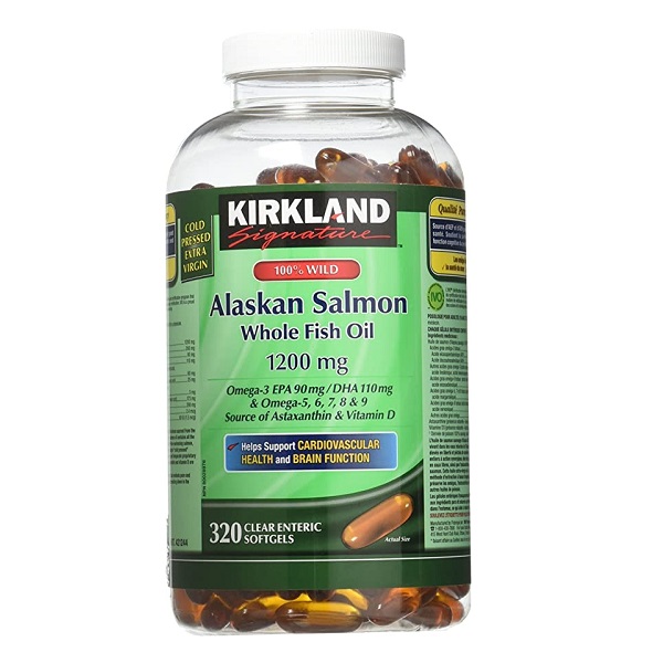 روغن ماهی سالمون آلاسکا کرکلند Kirkland Wild Alaskan Salmon Fish Oil 1 روغن ماهی سالمون آلاسکا کرکلند