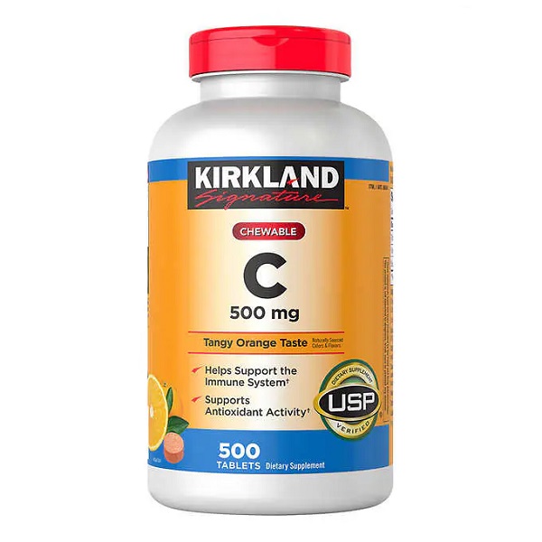 ویتامین سی 500 میلی گرم کرکلند Kirkland Signature Vitamin C 1 ویتامین سی 500 میلی گرم Kirkland Signature Vitamin C 500mg