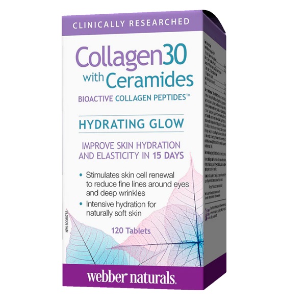 کلاژن 30 و سرامید وبر نچرالز Webber Naturals Collagen30 with Ceramides120عددی 1 کلاژن 30 و سرامید وبر نچرالز Webber Naturals Collagen30 with Ceramides