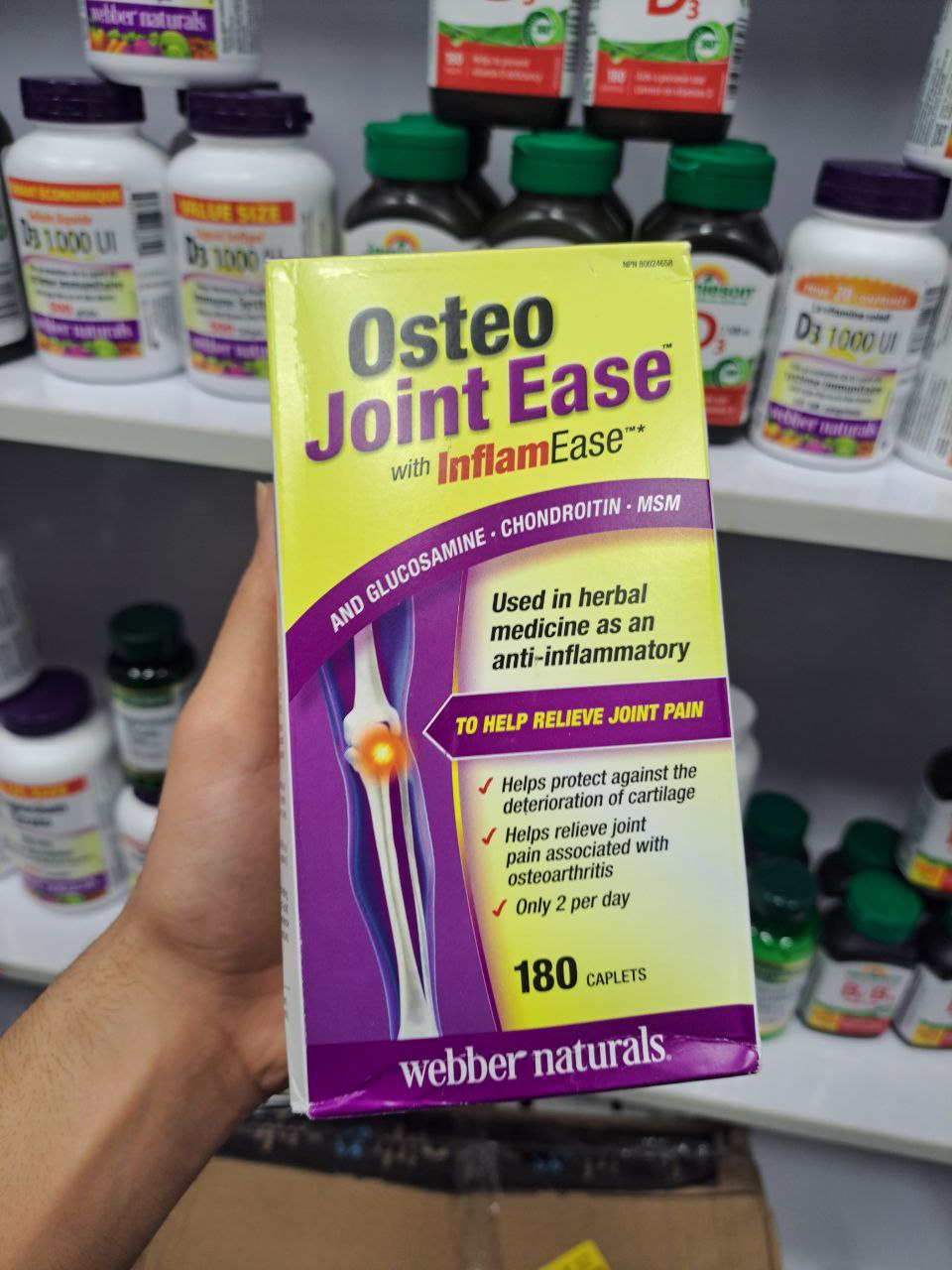 اوستئو جوینت ایس وبر نچرالز Webber Naturals Osteo Joint Ease 8 اوستئو جوینت ایس وبر نچرالز Webber Naturals Osteo Joint Ease