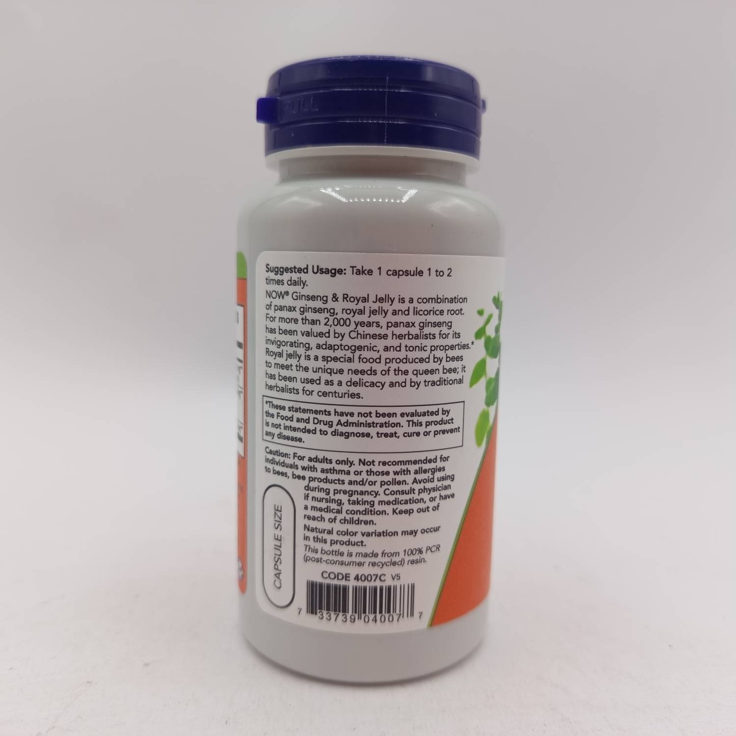 جینسینگ و رویال ژل ناو NOW Ginseng & Royal Jelly 3 جینسینگ و رویال ژل ناو NOW Ginseng & Royal Jelly