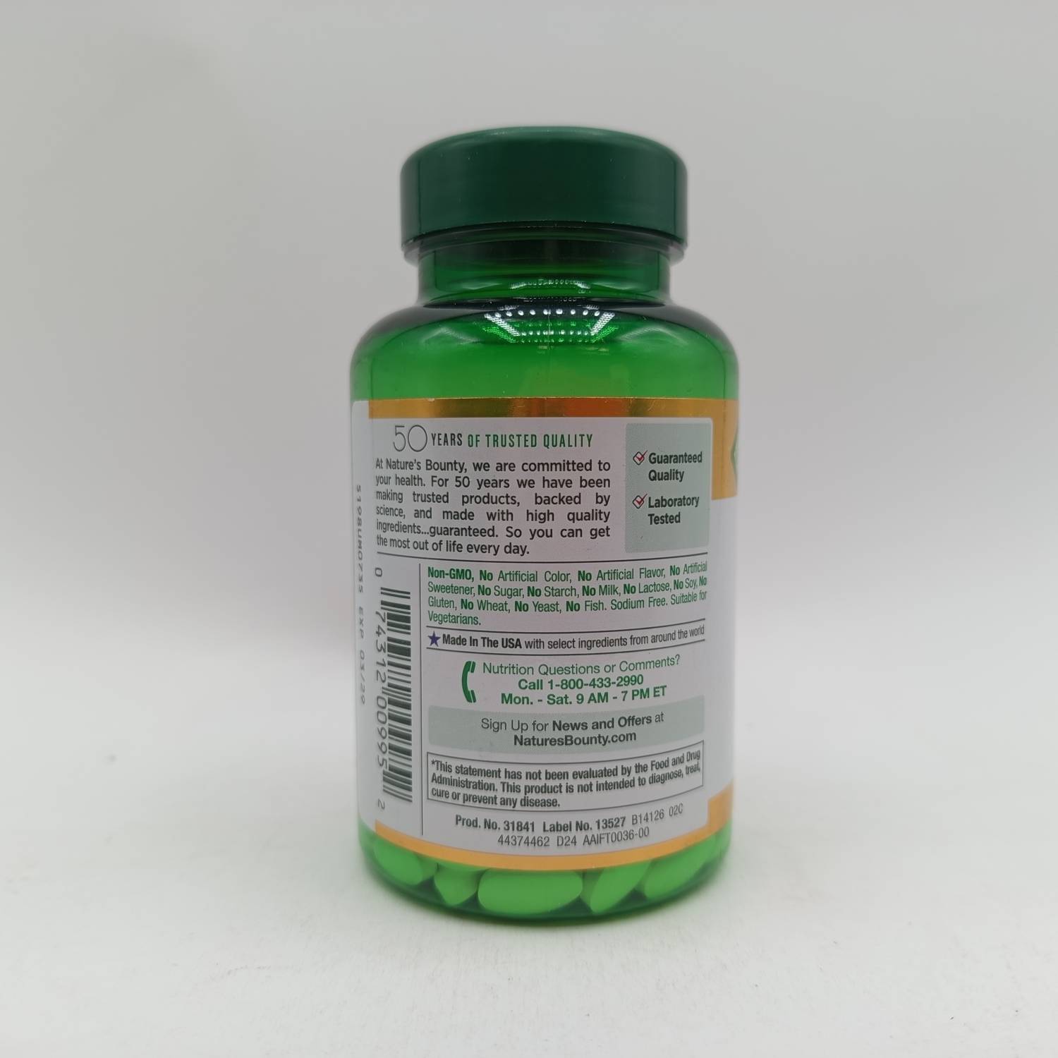 قرص زینک نیچرز بونتی Nature’s Bounty Zinc 3 زینک نیچرز بونتی Nature’s Bounty Zinc