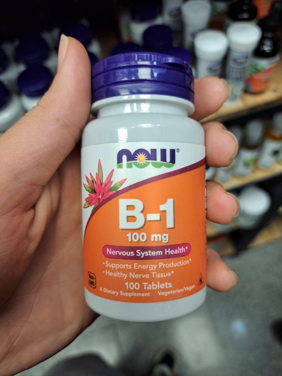 ویتامین ب 1 ناو NOW Vitamin B-1 100mg 2 ویتامین ب 1 ناو NOW Vitamin B-1 100mg