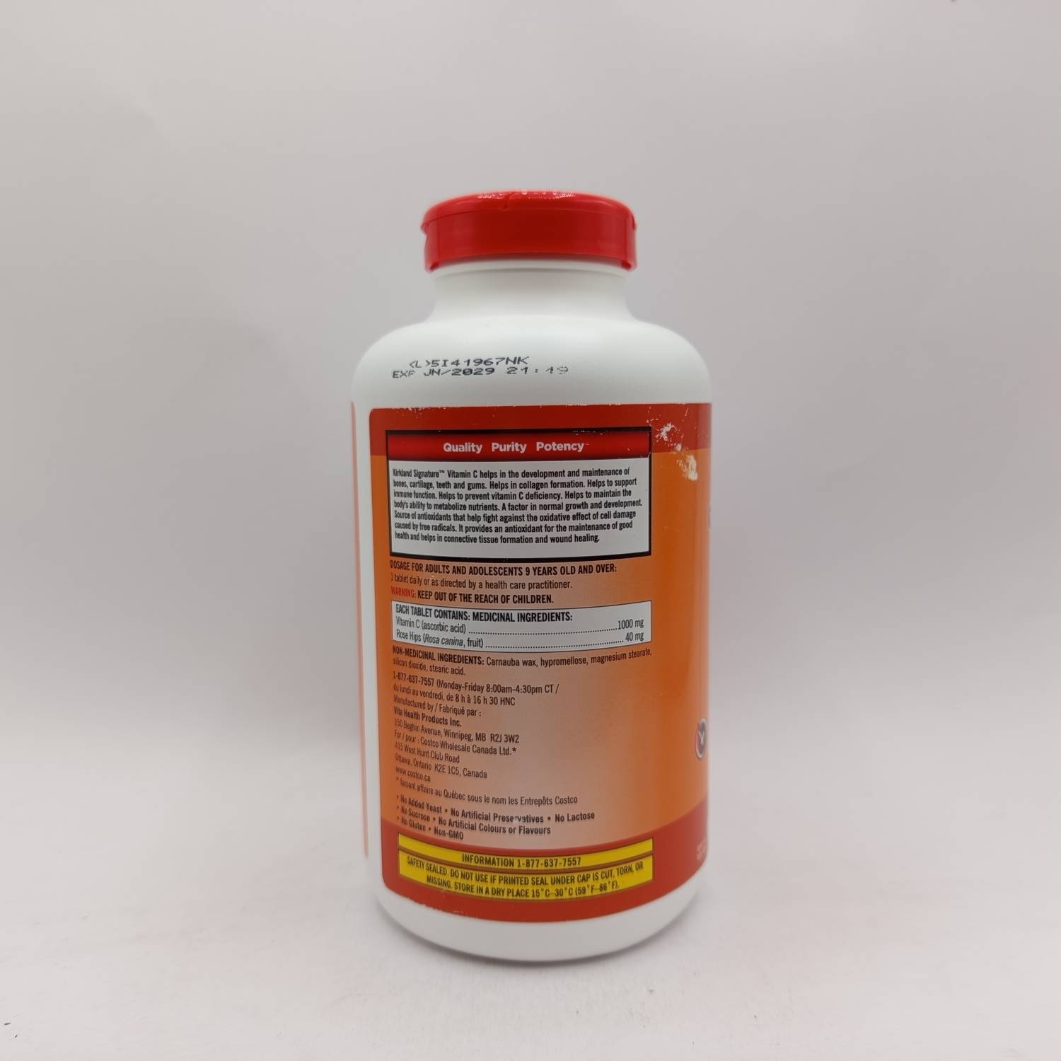 ویتامین سی کرکلند Kirkland Signature Vitamin C 4 ویتامین سی کرکلند Kirkland Signature Vitamin C