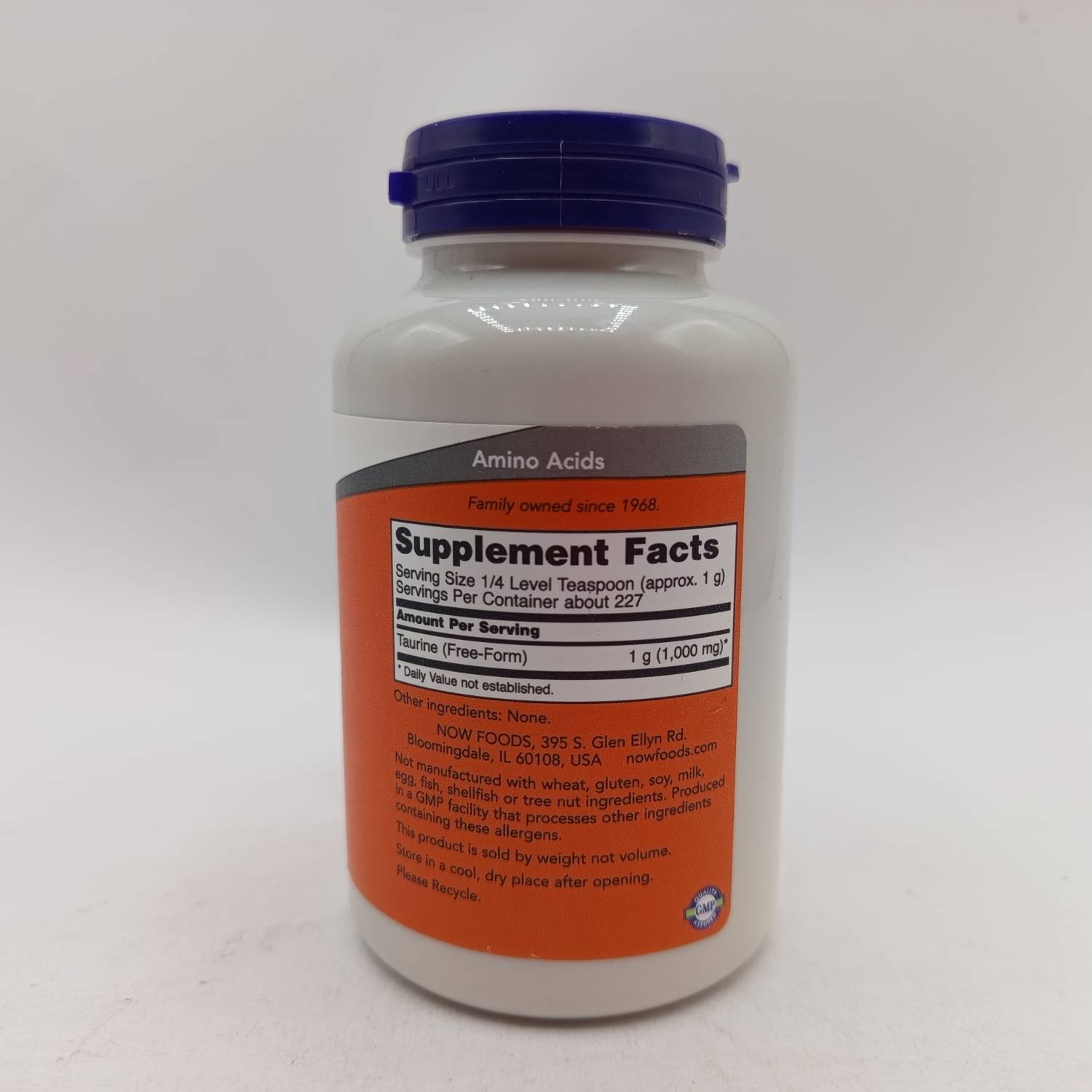 پودر پیور تائورین ناو Now Taurine Pure Powder 3 پودر پیور تائورین ناو Now Taurine Pure Powder