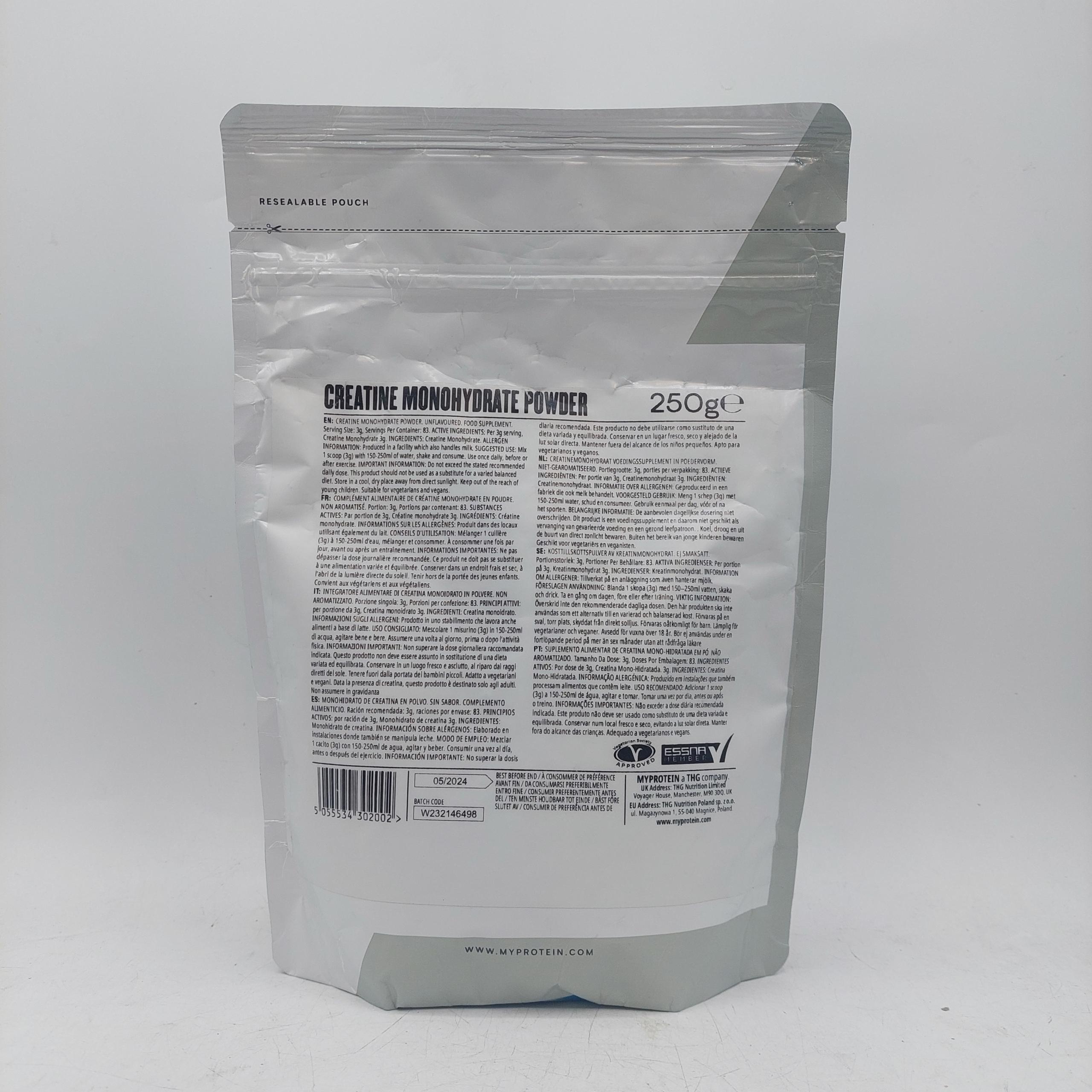 کراتین مای پروتئین ایمپکت بدون طعم My Protein Impact Creatine 9 کراتین مای پروتئین ایمپکت بدون طعم My Protein Impact Creatine - Image 9