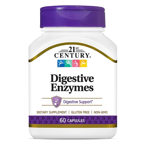 آنزیم گوارشی سنتری 21st Century Digestive Enzymes 1 آنزیم گوارشی سنتری 21st Century Digestive Enzymes