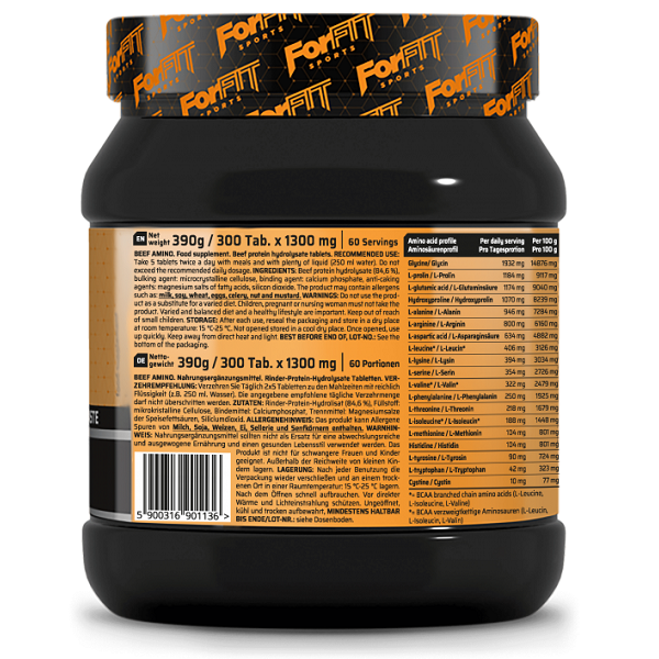 آمینو بیف فورفیت ForFIT BEEF AMINO 3 آمینو بیف فورفیت ForFIT BEEF AMINO