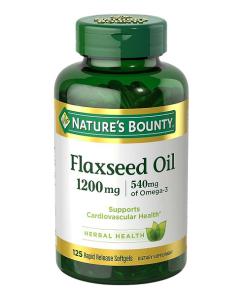 روغن بذر کتان نیچرز بونتی Nature's Bounty Flaxseed Oil 1200mg