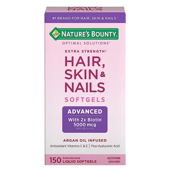 تقویت کننده پوست و مو و ناخن نیچرز بونتی 120 و 250 عددی 1 تقویت کننده پوست و مو و ناخن نیچرز بونتی