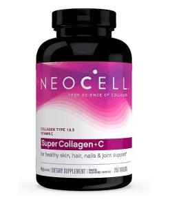 قرص کلاژن و ویتامین سی نئوسل 250 عددی Neocell Collagen Super+C