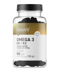 امگا 3 دی 3 کا 2 استرویت OstroVit Omega 3 D3+K2