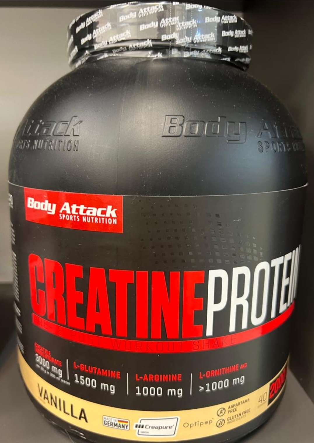 پروتئین کراتین بادی اتک 2 کیلوگرم BODY ATTACK CREATINE PROTEIN 3 پروتئین کراتین بادی اتک 2 کیلوگرم BODY ATTACK CREATINE PROTEIN - Image 3
