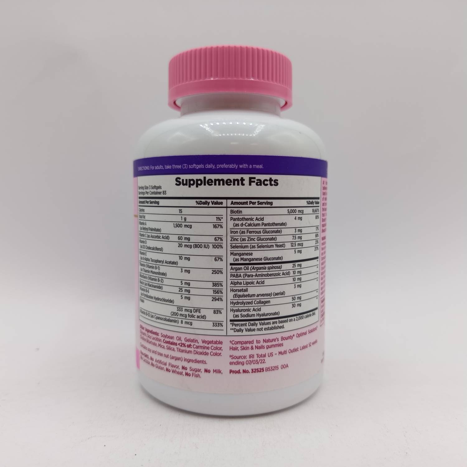 تقویت کننده پوست و مو و ناخن نیچرز بونتی 120 و 250 عددی 3 تقویت کننده پوست و مو و ناخن نیچرز بونتی 120 و 250 عددی