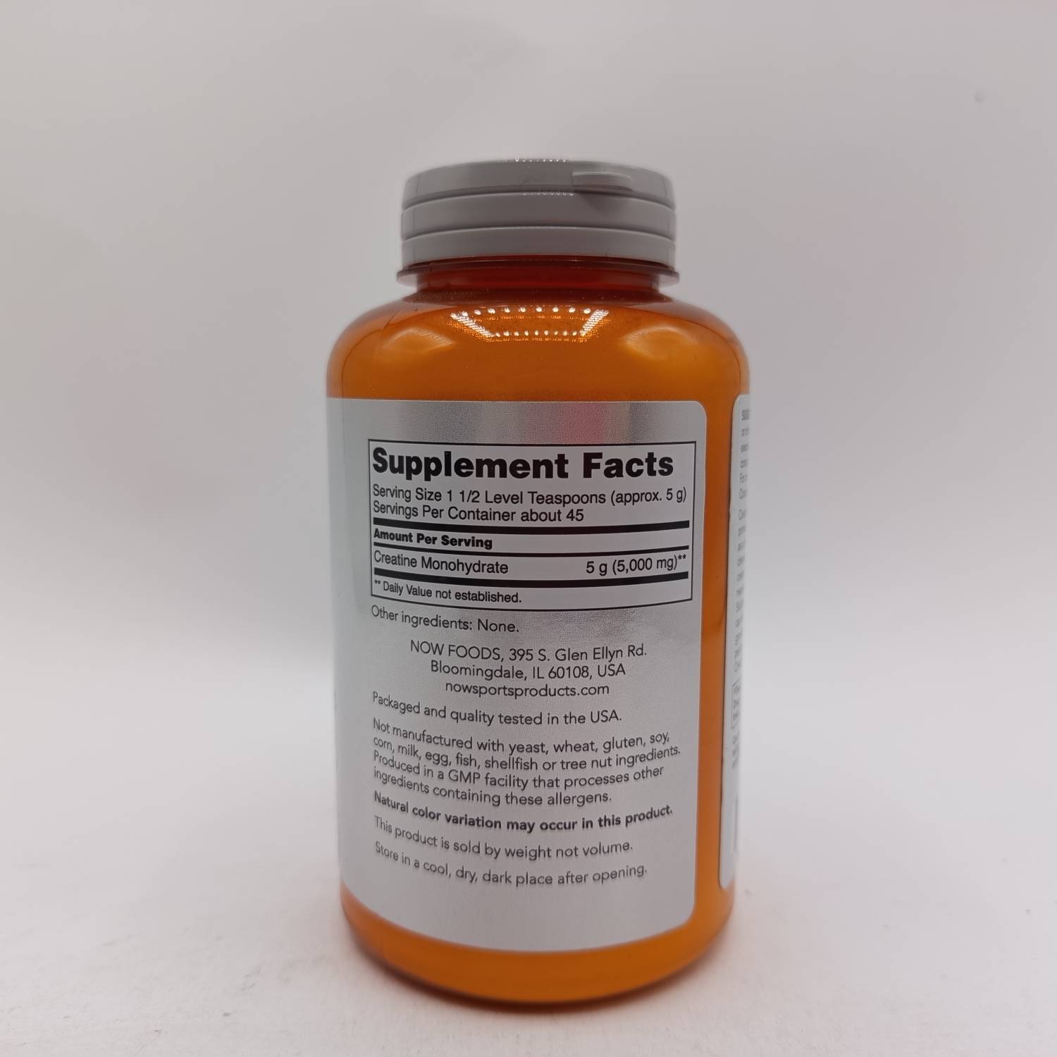 کراتین مونوهیدرات ناو 227 گرمی NOW Creatine Monohydrate 2 کراتین مونوهیدرات ناو 227 گرمی NOW Creatine Monohydrate