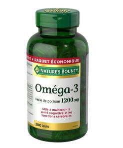 امگا 3 نیچرز بونتی 120 عددی  Nature's Bounty Omega-3 1200mg