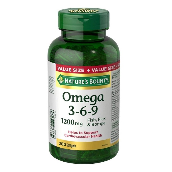امگا 3 6 9 نیچرز بونتی 200 عددی Nature's Bounty Omega-3-6-9 1200mg 1 امگا 3 6 9 نیچرز بونتی 200 عددی Nature's Bounty Omega-3-6-9 1200mg