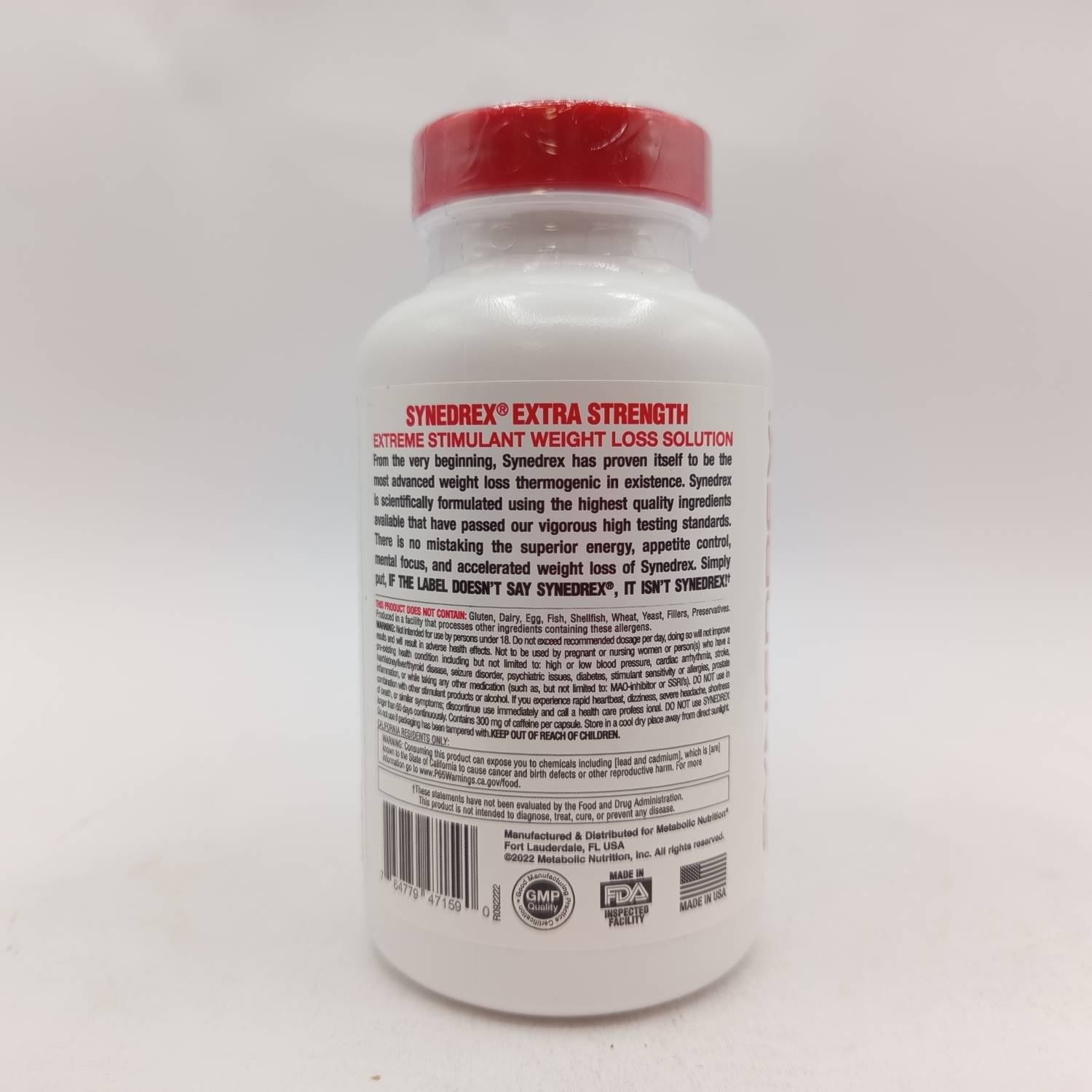 چربی سوز سیندرکس متابولیک Metabolic Nutrition Synedrex 3 چربی سوز سیندرکس متابولیک Metabolic Nutrition Synedrex