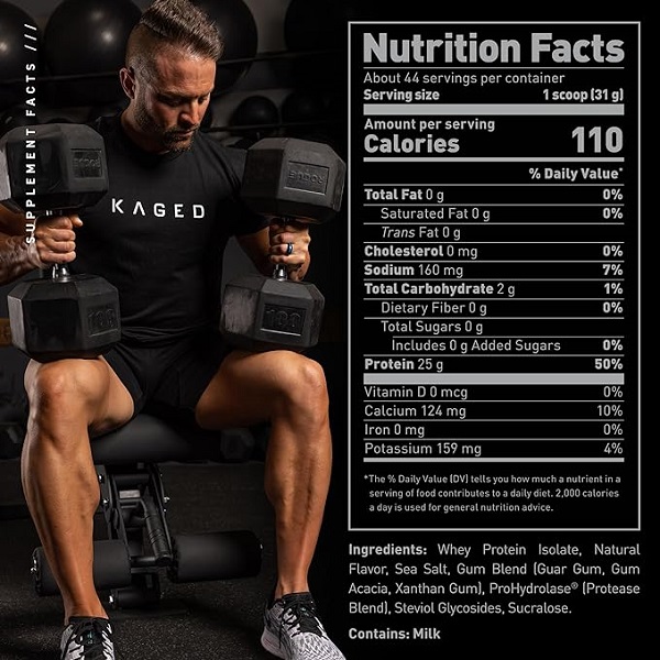 پروتئین وی ایزوله کیجد Kaged Whey Protein Isolate 2 پروتئین وی ایزوله کیجد Kaged Whey Protein Isolate