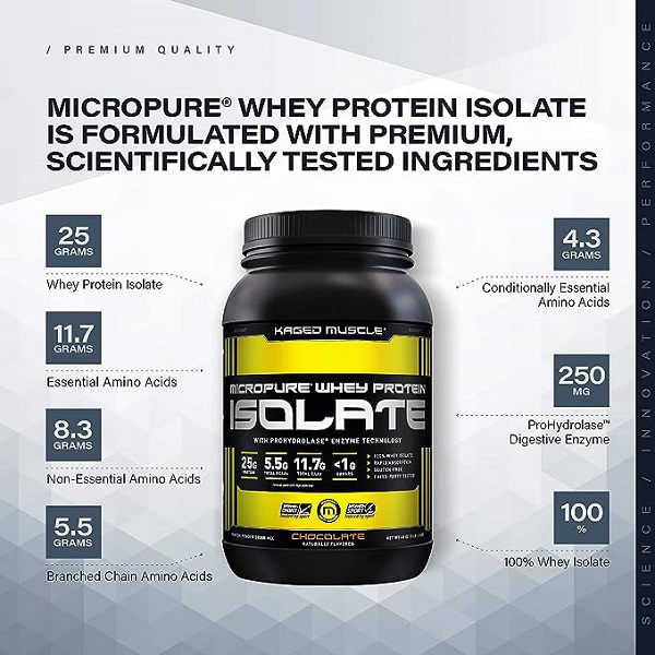 پروتئین وی ایزوله کیجد Kaged Whey Protein Isolate 3 پروتئین وی ایزوله کیجد Kaged Whey Protein Isolate