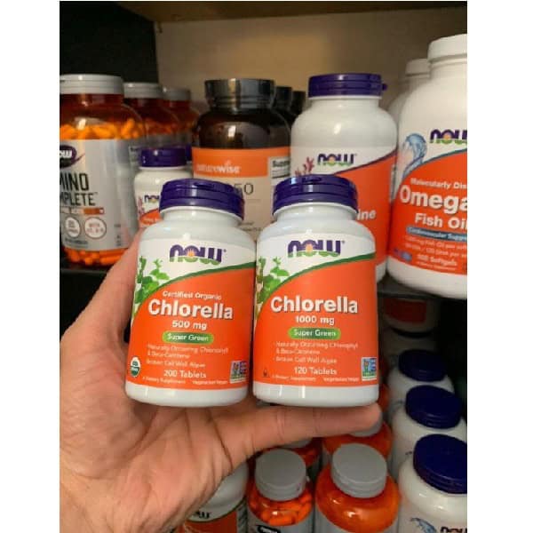 کلرلا ارگانیک ناو 500 میل 200 عدد NOW Foods Organic Chlorella 3 کلرلا ارگانیک ناو 200 عدد NOW Foods Organic Chlorella