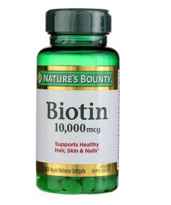 بیوتین 10000 میکروگرم نیچرز بونتی 120 عددی Nature's Bounty Biotin