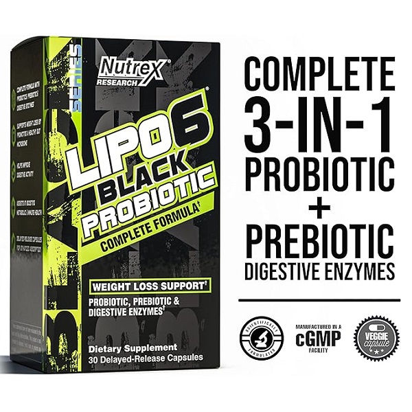 لیپو سیکس بلک پروبیوتیک ناترکس Lipo 6 Black Probiotic 2 لیپو سیکس بلک پروبیوتیک ناترکس Lipo 6 Black Probiotic