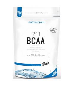بی سی ای ای 2:1:1  ناتریورسام 500 گرم Nutriversum BASIC 2:1:1 BCAA