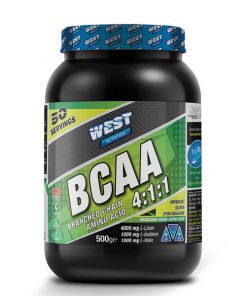 بی سی ای ای 4:1:1 وست نوتریشن 500 گرم West Nutrition Bcaa 4:1:1