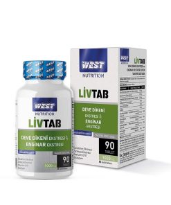 کبد شور وست نوتریشن West Nutrition Livtab Milk Thistle