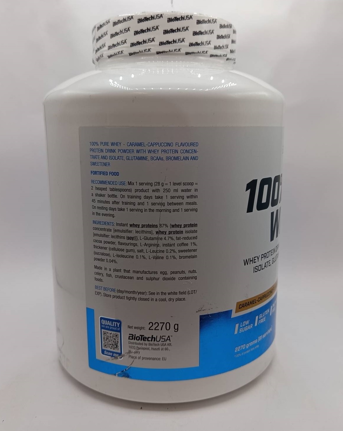 پیور پروتئین وی بایوتک 81 سروینگ BioTech 100% Pure Whey 3 پیور پروتئین وی بایوتک 81 سروینگ BioTech 100% Pure Whey