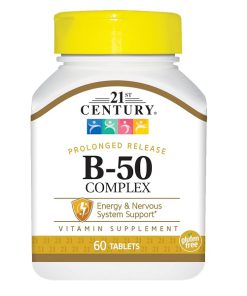 ویتامین ب کمپلکس سنتری 21st Century B-50 Complex