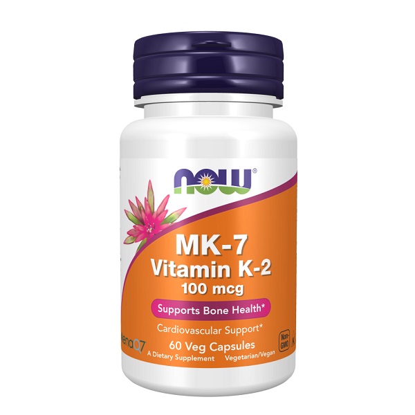 ویتامین K ناو Now MK-7 Vitamin K-2 100mcg 1 ویتامین K ناو MK-7 Vitamin K-2 100mcg