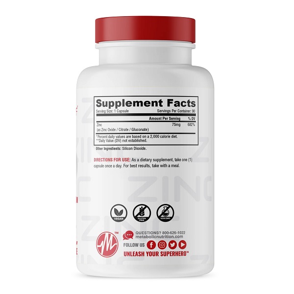 زینک متابولیک Metabolic Zinc 2 زینک متابولیک Metabolic Zinc