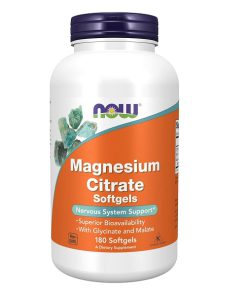 منیزیم سیترات ناو 180 عدد Now Magnesium Citrate