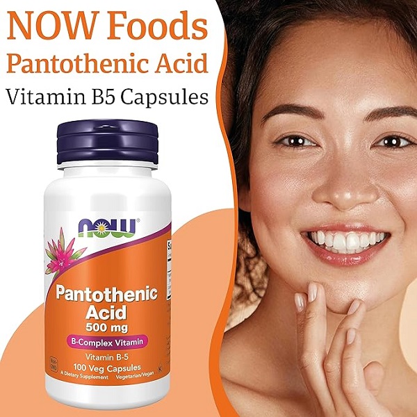 پانتوتنیک اسید ناو 100 عددی NOW Pantothenic Acid 2 پانتوتنیک اسید ناو 100 عددی NOW Pantothenic Acid