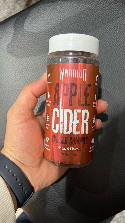 پاستیل سرکه سیب واریور WARRIOR APPLE CIDER VINEGAR 2 پاستیل سرکه سیب واریور WARRIOR APPLE CIDER VINEGAR