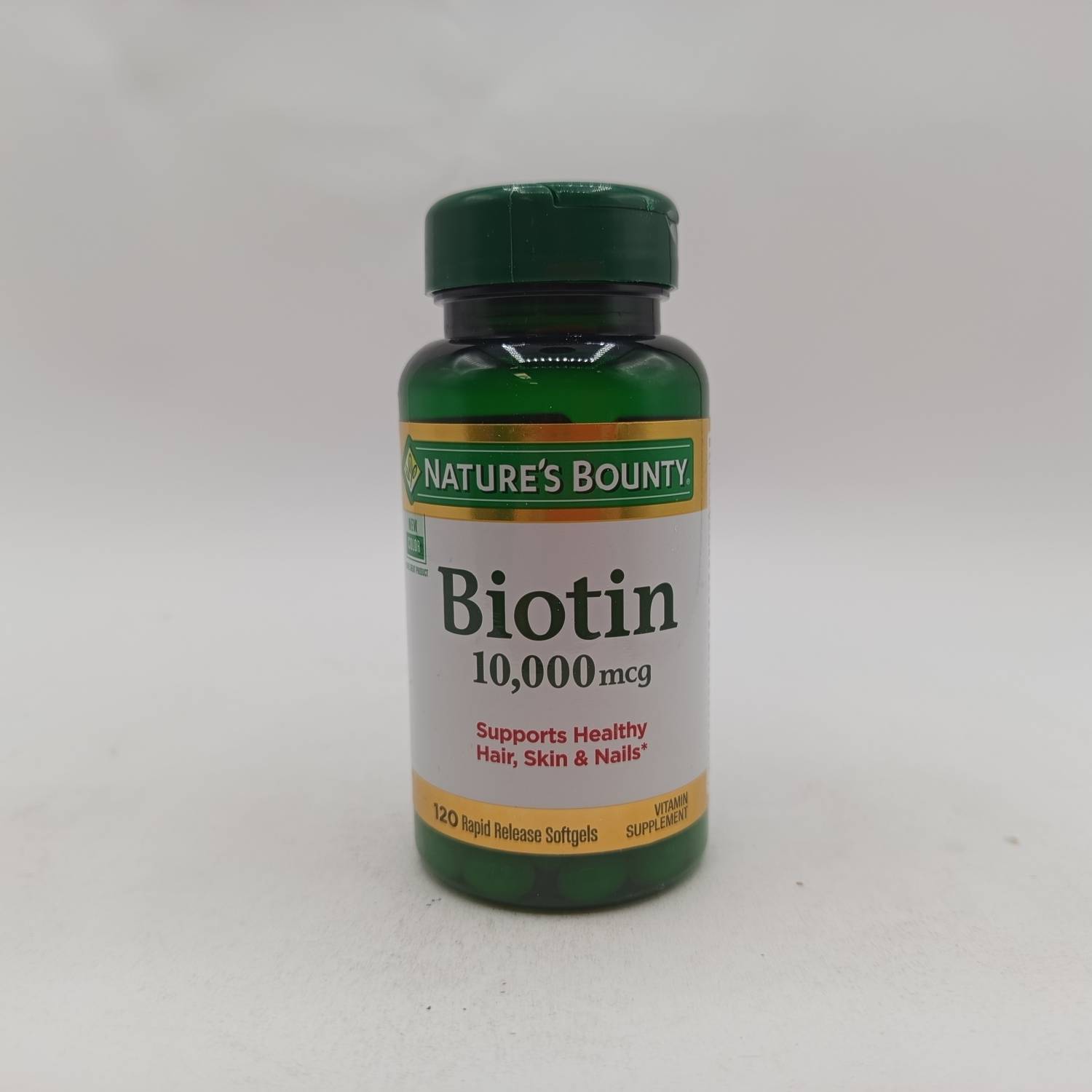 بیوتین 10000 میکروگرم نیچرز بونتی 120 عددی Nature's Bounty Biotin 2 بیوتین 10000 میکروگرم نیچرز بونتی 120 عددی Nature's Bounty Biotin