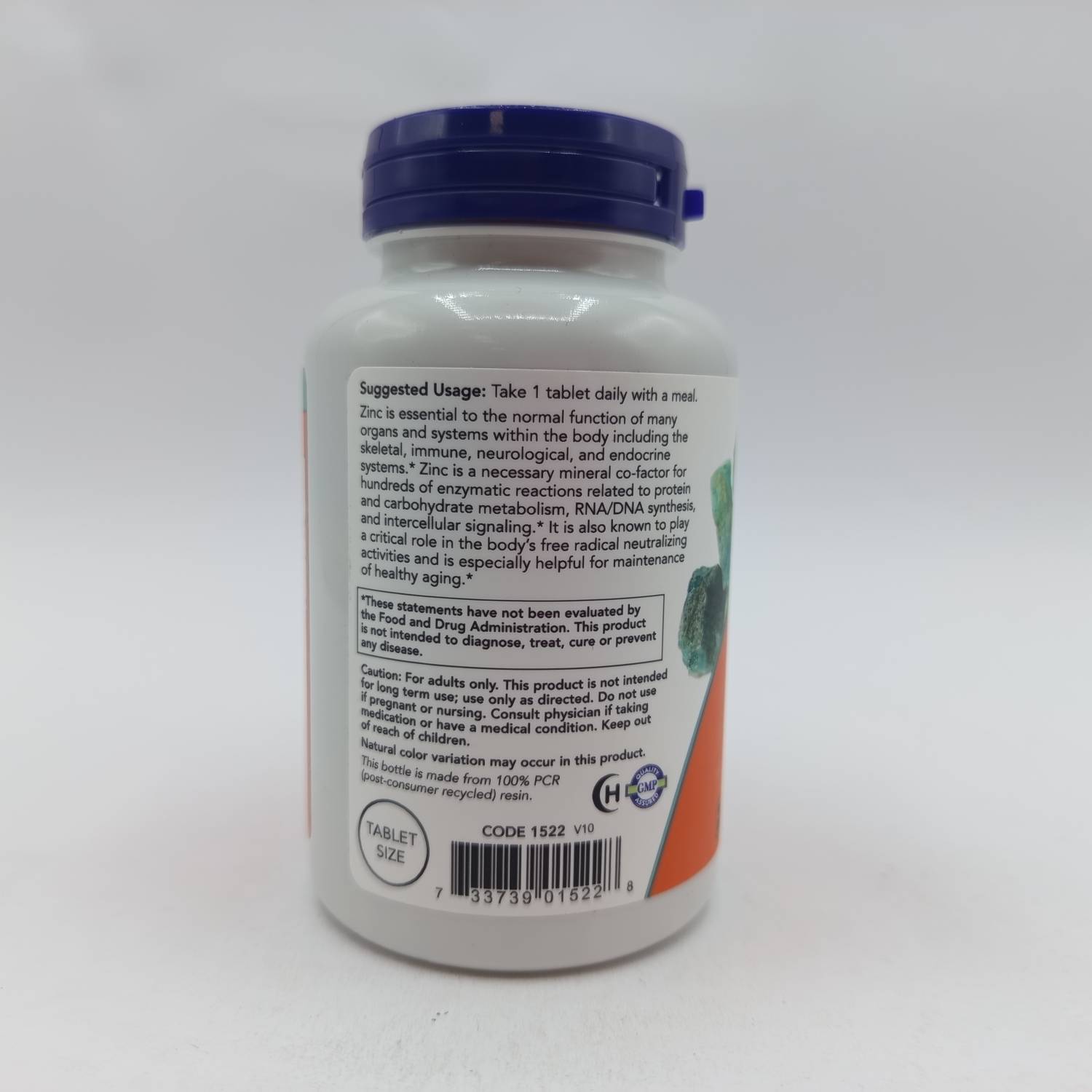 زینک ناو خارجی اصل 250 عددی NOW Zinc 50mg 4 زینک ناو خارجی اصل 250 عددی NOW Zinc 50mg - Image 4