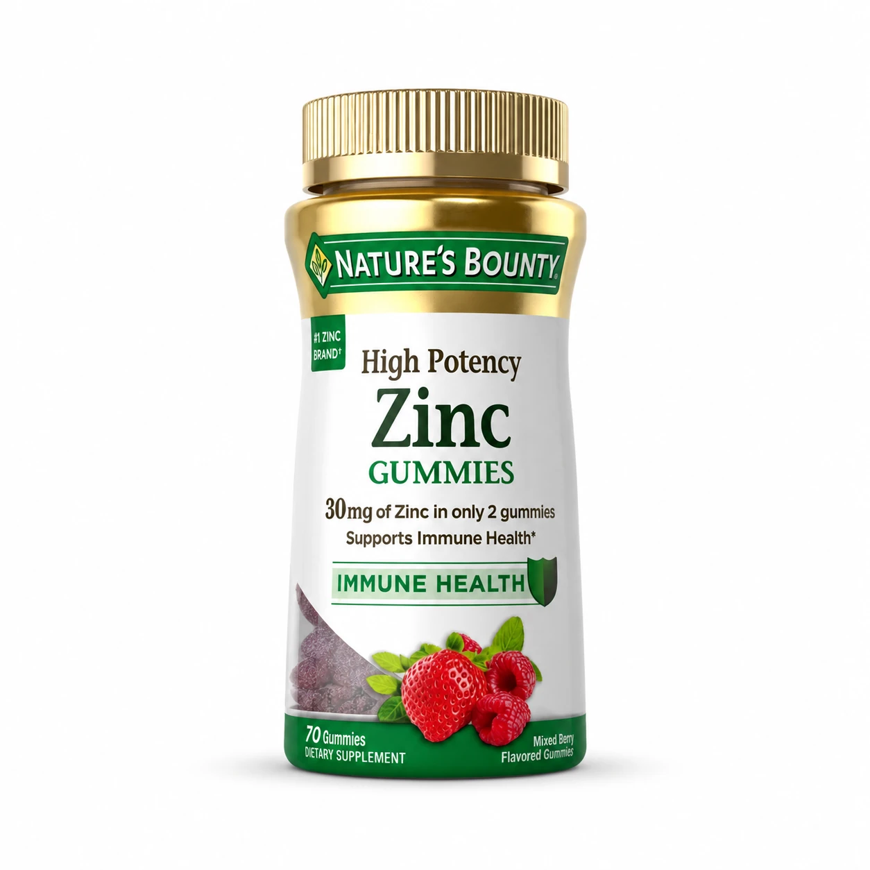 پاستیل زینک نیچرز بونتی Nature's Bounty Zinc Gummies 30mg 1 پاستیل زینک نیچرز بونتی Nature's Bounty Zinc Gummies 30mg