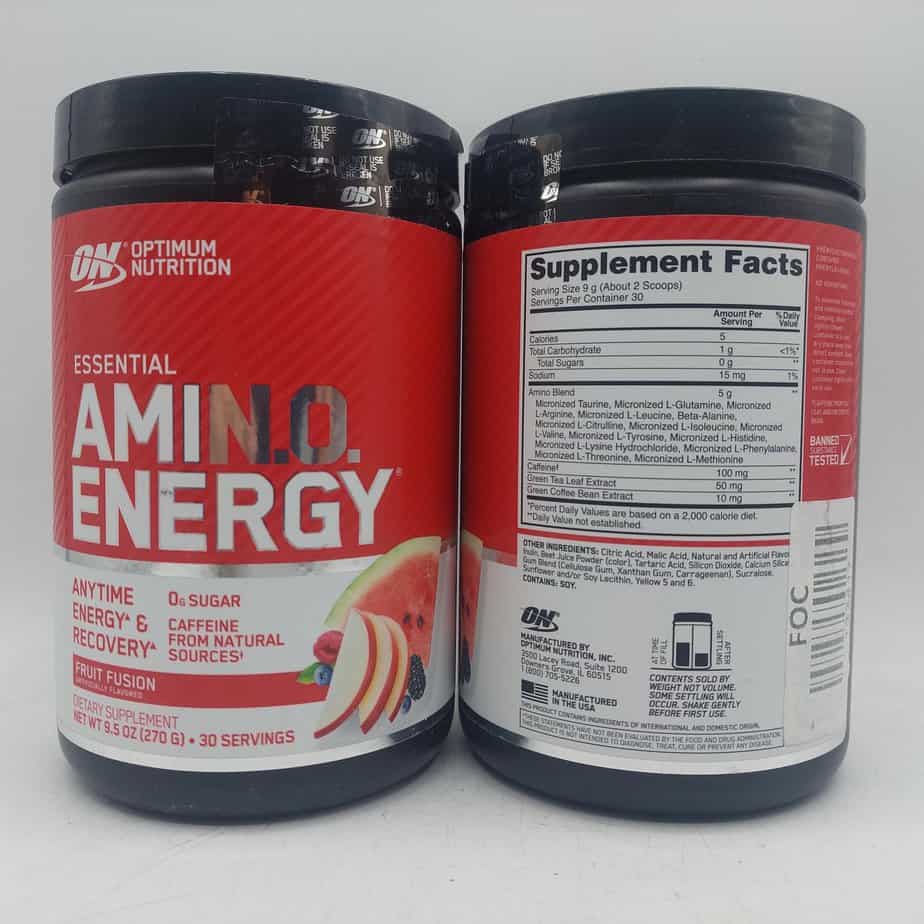 مکمل آمینو انرژی اپتیموم نوتریشن 2 آمینو انرژی اوپتیمم 30 سروینگ