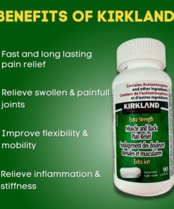 تسکین دهنده درد عضلات و کمردرد کرکلند Kirkland Muscle Back Pain Relief