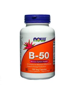 ویتامین ب ناو 100 عدد NOW Foods B-50
