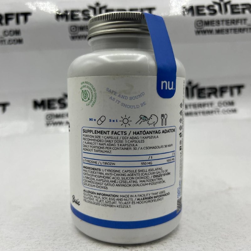 ال-تیروزین کپس ناتریورسام Nutriversum L-Tyrosine Caps 4 ال-تیروزین کپس ناتریورسام Nutriversum L-Tyrosine Caps