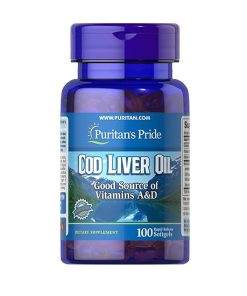 روغن جگر ماهی پوریتنز پراید Puritan's Pride Cod Liver Oil