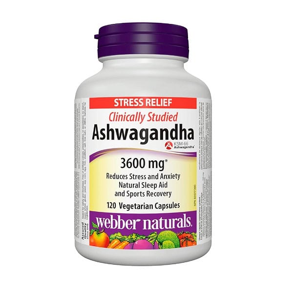 آشواگاندا وبر نچرالز Webber Naturals Ashwagandha 1 آشواگاندا وبر نچرالز Webber Naturals Ashwagandha