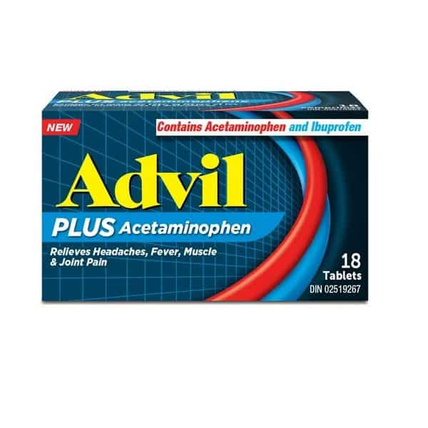 مسکن ادویل پلاس 18 عدد Advil Plus 1 مسکن ادویل پلاس 18 عدد Advil Plus