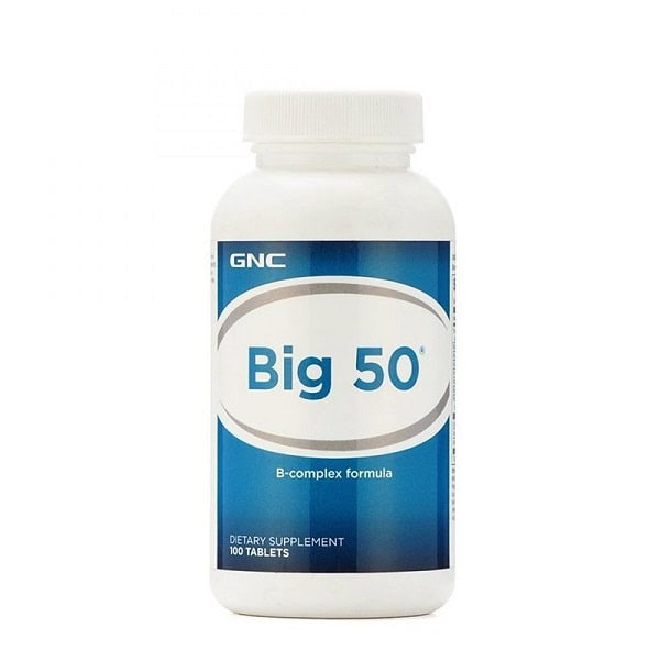 ب کمپلکس بیگ 50 جی ان سی GNC B50 1 ب کمپلکس ب 50 جی ان سی GNC B50