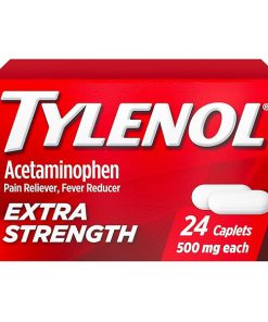 مسکن تیلنول اکسترا 500 میل 24 عددی Tylenol Extra Strength